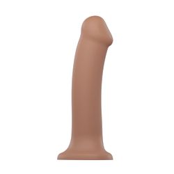 Strap-On-Me - Semi-Realistische Dual Density Buigzame Dildo Caramel XL